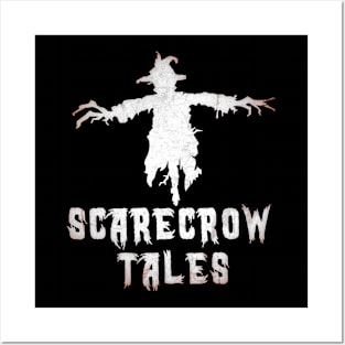 Scarecrow Tales Podcast Logo On Dark Posters and Art